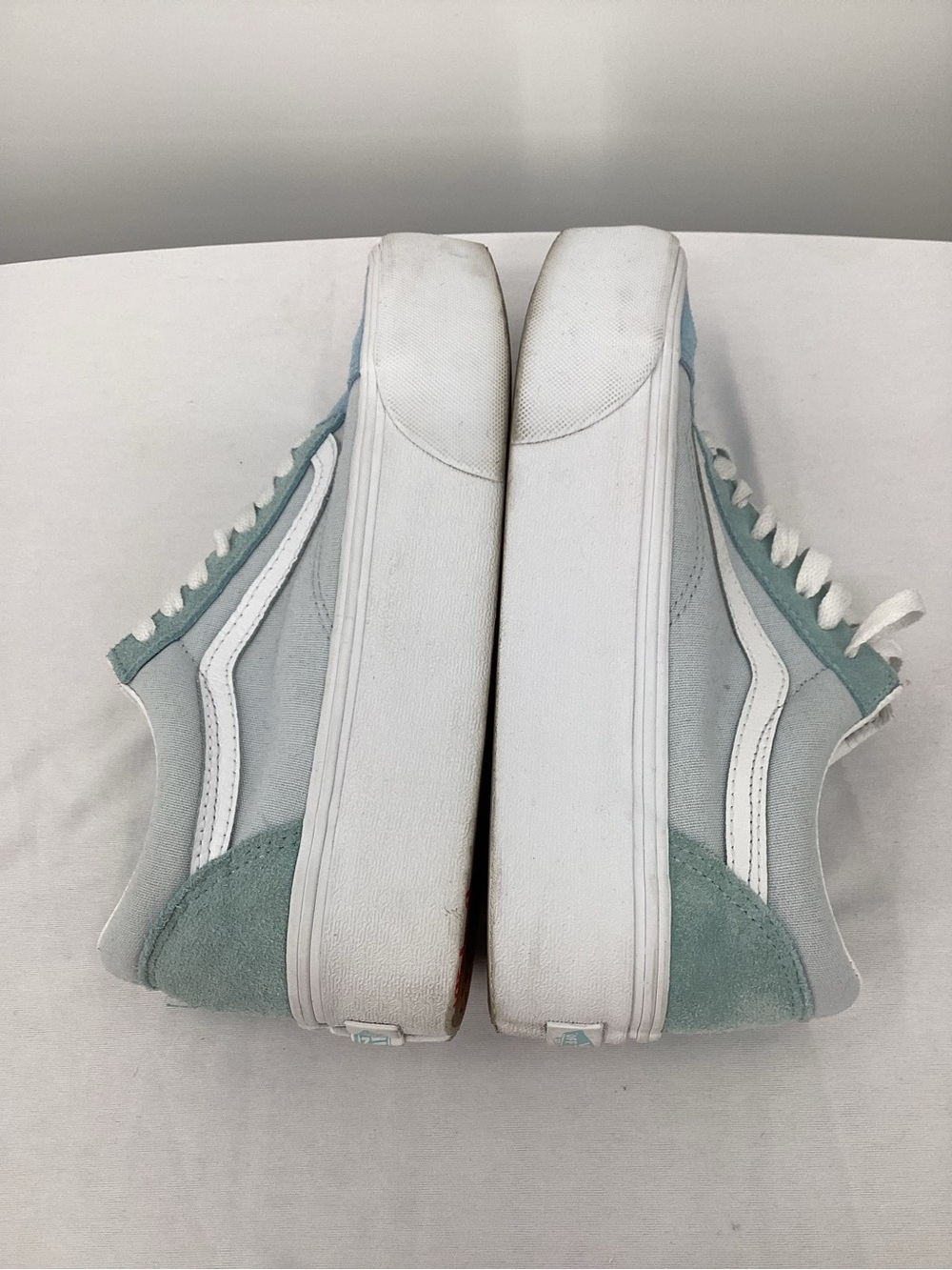 Vans Suede Platform Low-Top Sneakers in Light Blue - Picture 7 of 10